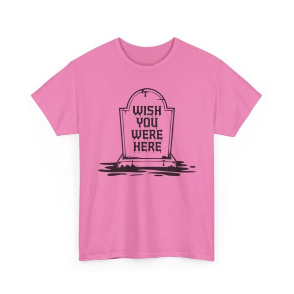 Wish You Were Here Tombstone T-Shirt — Funny Gothic Tee