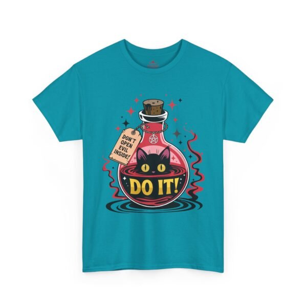 T-Shirt — Cute Witch Potion Cat 'Do It!' Graphic Tee