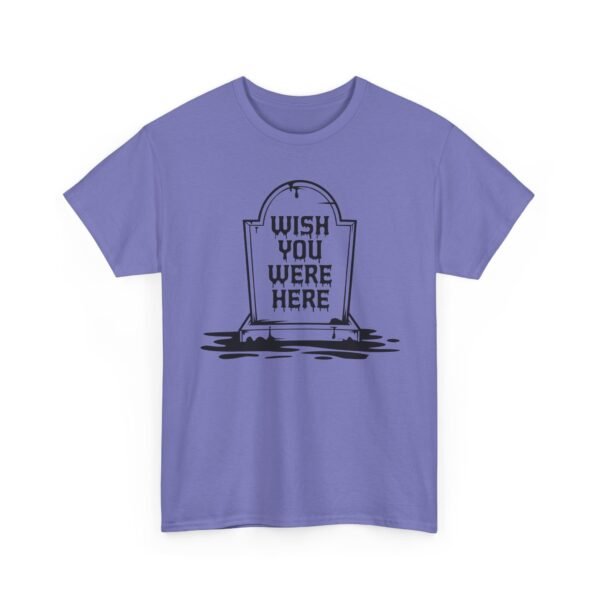 Wish You Were Here Tombstone T-Shirt — Funny Gothic Tee