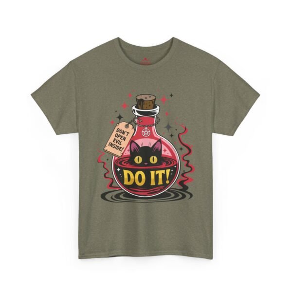 T-Shirt — Cute Witch Potion Cat 'Do It!' Graphic Tee