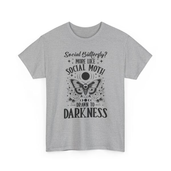 "Social Butterfly? More Like Social Moth" Gothic Graphic Tee