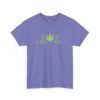 Cannabis Heartbeat Tee — Marijuana Leaf ECG