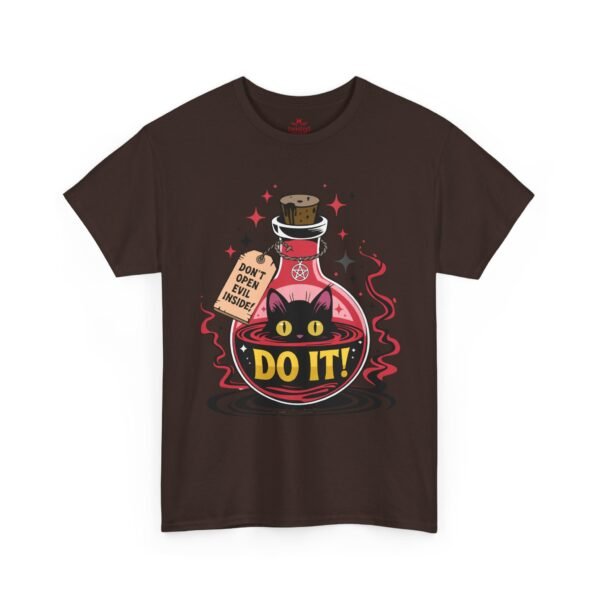 T-Shirt — Cute Witch Potion Cat 'Do It!' Graphic Tee