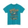 Hang In There It Gets Worse T-Shirt — Funny Frog Graphic Tee