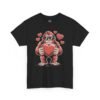 Bigfoot Holding Heart Tee - Cute Valentine Graphic T-Shirt