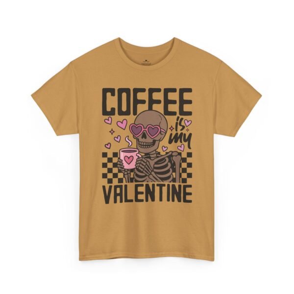 12970301660756965445_2048.jpeg Coffee Is My Valentine T-Shirt — Skeleton Coffee Lover Tee for Valentine’s Day