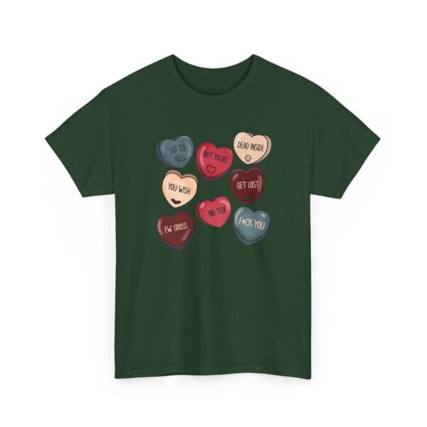 Valentine Conversation Hearts with Sassy Phrases Valentine  Tee