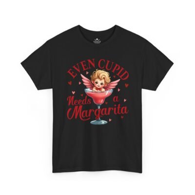 Margarita Cupid Tee – "Even Cupid Needs a Margarita" Funny Valentine’s Day T‑Shirt