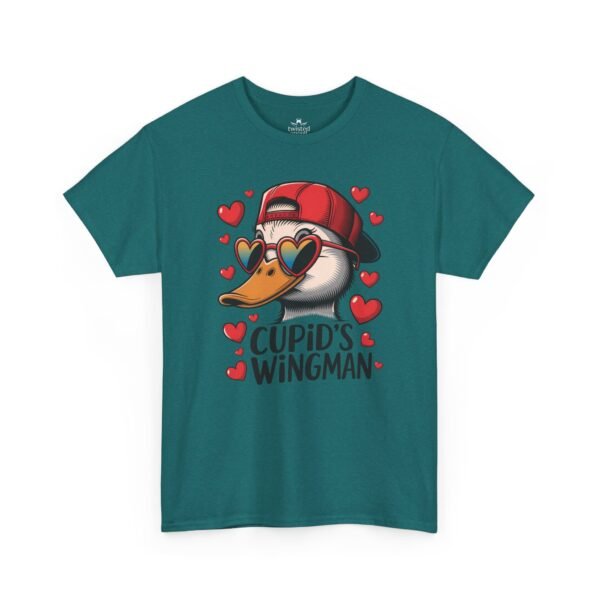 Cupid's Wingman Duck T-Shirt — Cute Valentine’s Day Graphic Tee