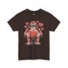 Bigfoot Holding Heart Tee - Cute Valentine Graphic T-Shirt