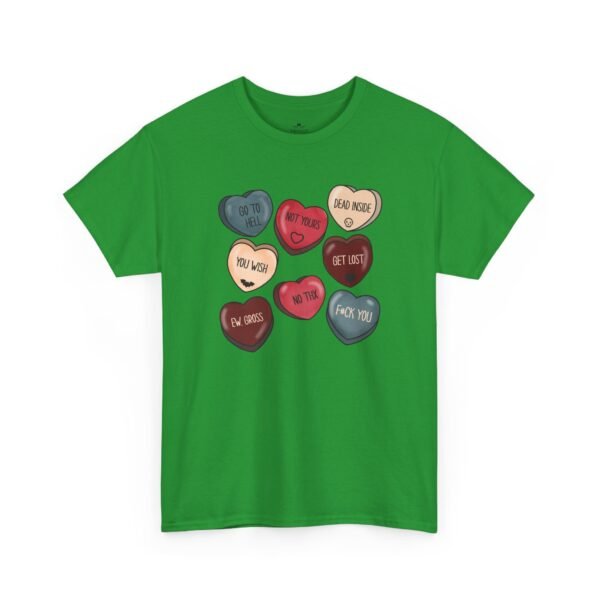 Valentine Conversation Hearts with Sassy Phrases Valentine  Tee