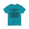 Drinking Hours Tee — "No Working During Drinking Hours" Funny Bar Shirt
