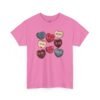 Valentine Conversation Hearts with Sassy Phrases Valentine  Tee