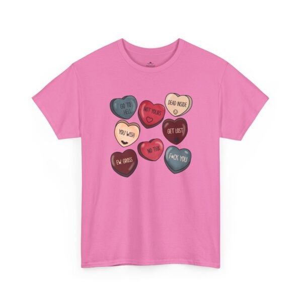 Valentine Conversation Hearts with Sassy Phrases Valentine  Tee