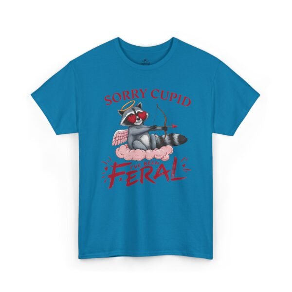 Sorry Cupid Feral Cat Tee – Funny Anti-Valentine Graphic T-Shirt