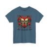 Anti Valentine Club T‑Shirt – Skull Heart with Roses