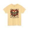Anti Valentine Club T‑Shirt – Skull Heart with Roses