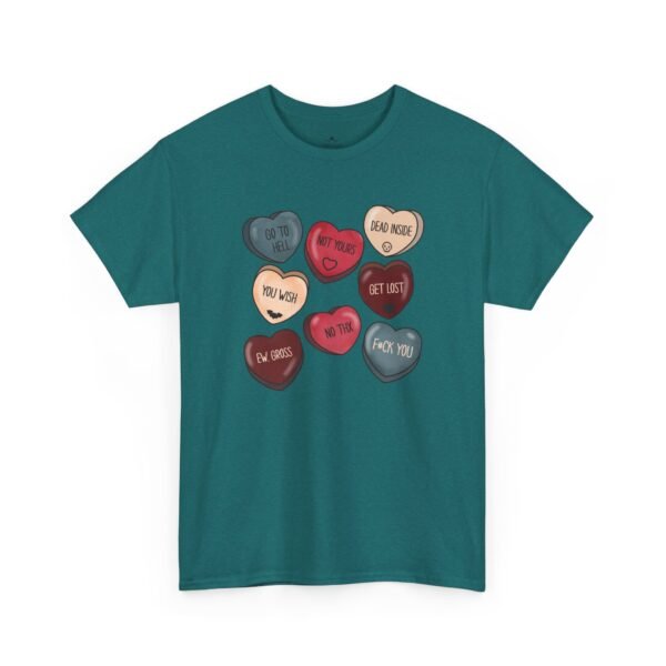 Valentine Conversation Hearts with Sassy Phrases Valentine  Tee