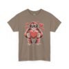 Bigfoot Holding Heart Tee - Cute Valentine Graphic T-Shirt