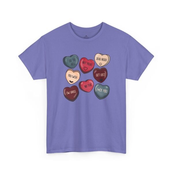 Valentine Conversation Hearts with Sassy Phrases Valentine  Tee