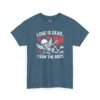 Love Is Dead Skeleton Tee — “Love Is Dead… I Saw The Body” Gothic Valentine T-Shirt