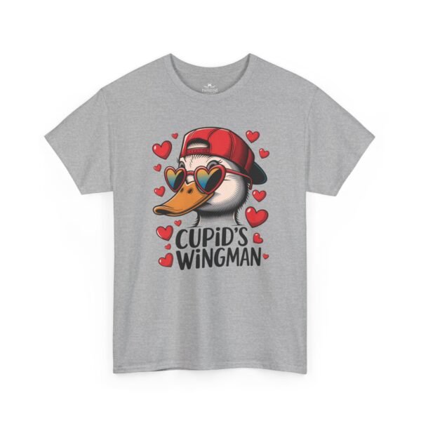 Cupid's Wingman Duck T-Shirt — Cute Valentine’s Day Graphic Tee