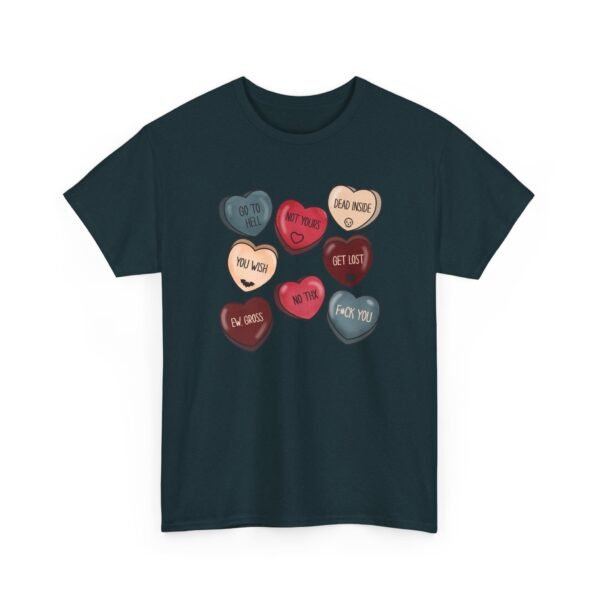 Valentine Conversation Hearts with Sassy Phrases Valentine  Tee