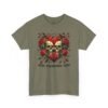 Anti Valentine Club T‑Shirt – Skull Heart with Roses
