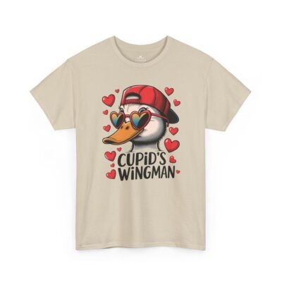 Cupid's Wingman Duck T-Shirt — Cute Valentine’s Day Graphic Tee