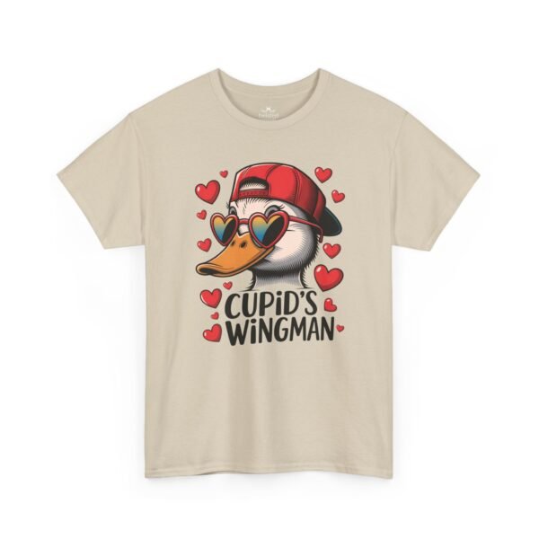 Cupid's Wingman Duck T-Shirt — Cute Valentine’s Day Graphic Tee