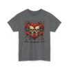 Anti Valentine Club T‑Shirt – Skull Heart with Roses