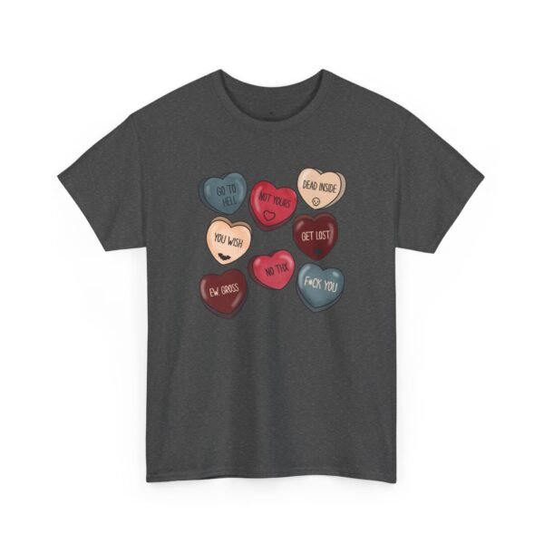 Valentine Conversation Hearts with Sassy Phrases Valentine  Tee