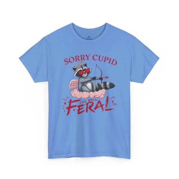 Sorry Cupid Feral Cat Tee – Funny Anti-Valentine Graphic T-Shirt