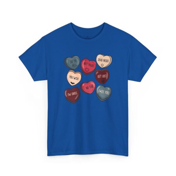 Valentine Conversation Hearts with Sassy Phrases Valentine  Tee