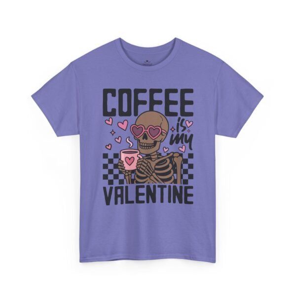 8412874729656239854_2048.jpeg Coffee Is My Valentine T-Shirt — Skeleton Coffee Lover Tee for Valentine’s Day
