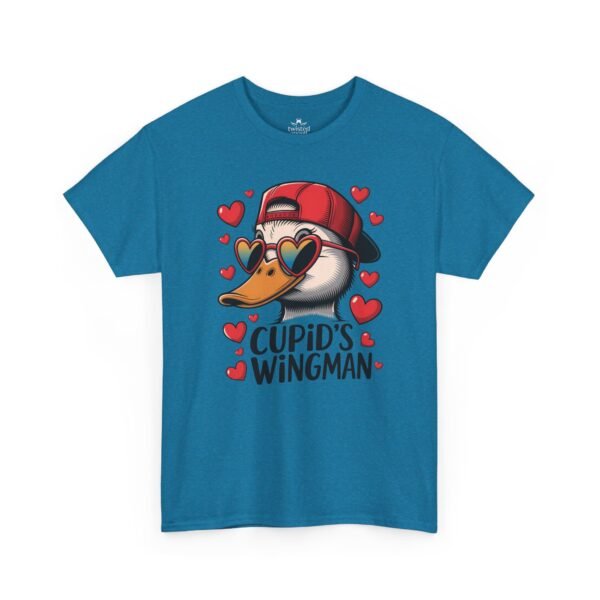 Cupid's Wingman Duck T-Shirt — Cute Valentine’s Day Graphic Tee
