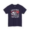 Love Is Dead Skeleton Tee — “Love Is Dead… I Saw The Body” Gothic Valentine T-Shirt