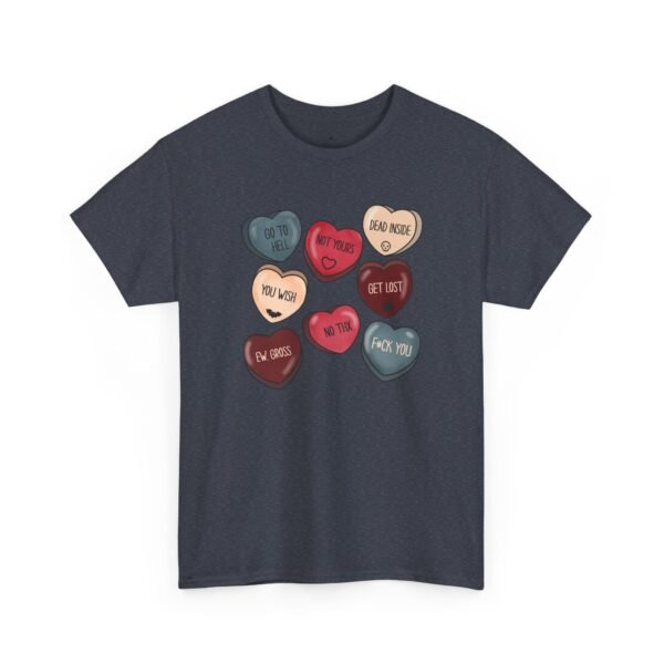 Valentine Conversation Hearts with Sassy Phrases Valentine  Tee