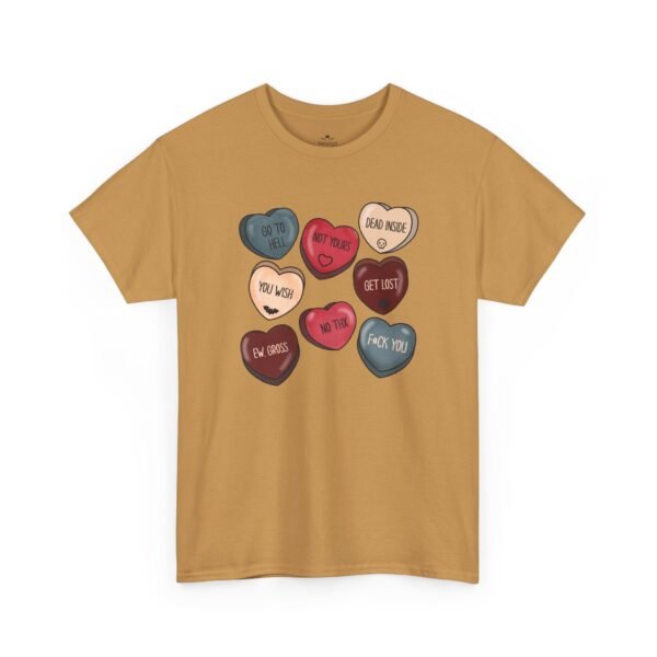Valentine Conversation Hearts with Sassy Phrases Valentine  Tee