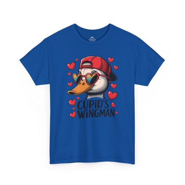 Cupid's Wingman Duck T-Shirt — Cute Valentine’s Day Graphic Tee