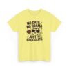 "No Date, No Drama, Just Chocolate" Cute Cat Valentine Tee