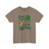 Feeling Lucky St. Patrick's Day Tee — "Dead Inside But Feeling Lucky" Skull & Beer Shirt