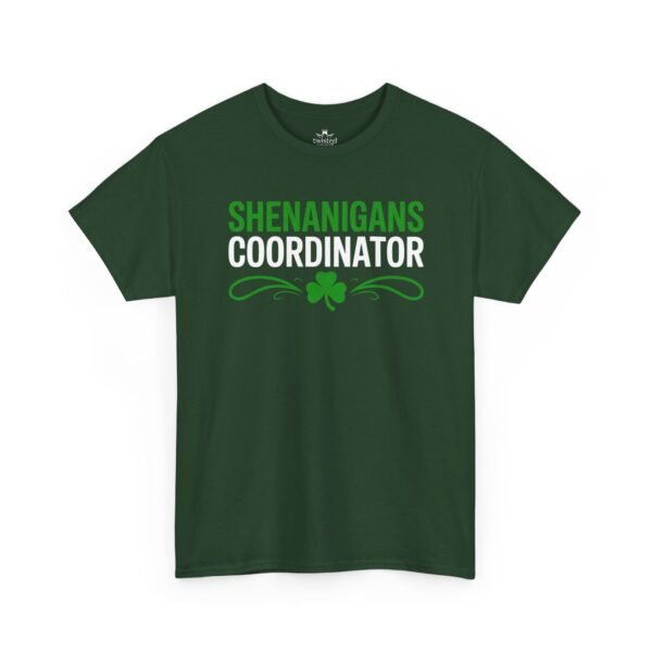 Shenanigans Coordinator T-Shirt — Funny St. Patrick’s Day Shamrock Tee