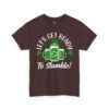 St. Patrick's Day Tee - "Let's Get Ready To Stumble" Beer & Shamrock Graphic