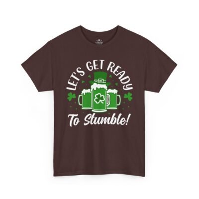 1190259283268744925_2048.jpeg St. Patrick's Day Tee - "Let's Get Ready To Stumble" Beer & Shamrock Graphic