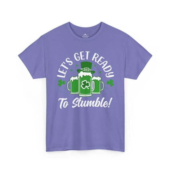 St. Patrick's Day Tee - "Let's Get Ready To Stumble" Beer & Shamrock Graphic