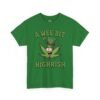 St. Patrick's Day Highrish Tee — "A Wee Bit Highrish" Cannabis Shamrock T-Shirt