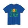 Rub Me For Luck T-Shirt — Funny St. Patrick’s Day Shamrock & Pot of Gold Tee