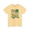 Feeling Lucky St. Patrick's Day Tee — "Dead Inside But Feeling Lucky" Skull & Beer Shirt