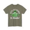 St. Patrick's Day Tee - "Let's Get Ready To Stumble" Beer & Shamrock Graphic